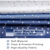 image:imageDriftAway Ombre Linen Textured Gradient Color Lined Blackout Grommet Window Curtains for Living Room Bedroom 2 Panels 52 Inch by 84 Inch Navy Blue to White with Twinkle Silver Stars