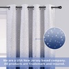 image:imageDriftAway Ombre Linen Textured Gradient Color Lined Blackout Grommet Window Curtains for Living Room Bedroom 2 Panels 52 Inch by 84 Inch White to Navy Blue with Twinkle Silver Stars