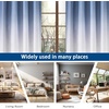 image:imageDriftAway Ombre Linen Textured Gradient Color Lined Blackout Window Curtains Grommet 2 Layers 2 Panels 50 Inch by 84 Inch Navy Blue to White