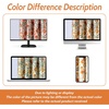 image:imageDriftAway Orange Harvest Linen Lined Valance Double Layer Room Darkening Blackout Floral Window Valances Autumn Fall Printed Vintage Topper 3 inch Rod Pocket 52 Inch by 18 Inch Orange Coral GoldLight LinenOrange