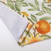 image:imageDriftAway Orange Harvest Linen Lined Valance Double Layer Room Darkening Blackout Floral Window Valances Autumn Fall Printed Vintage Topper 3 inch Rod Pocket 52 Inch by 18 Inch Orange Coral GoldLight LinenOrange