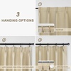 image:imageDriftAway Pinch Pleat Blackout Curtains 84 Inches Long Linen Curtains 2 Panels Set Linen Textured Curtains for Bedroom Living Room Thermal Insulated Privacy Back Tab Window Drapes 52x84 BeigeBeige
