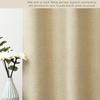 image:imageDriftAway Pinch Pleat Blackout Curtains 84 Inches Long Linen Curtains 2 Panels Set Linen Textured Curtains for Bedroom Living Room Thermal Insulated Privacy Back Tab Window Drapes 52x84 BeigeBeige