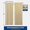 image:imageDriftAway Pinch Pleat Blackout Curtains 84 Inches Long Linen Curtains 2 Panels Set Linen Textured Curtains for Bedroom Living Room Thermal Insulated Privacy Back Tab Window Drapes 52x84 BeigeBeige