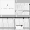 image:imageDriftAway Pinch Pleat Kitchen Curtains Linen Textured Short Linen Cafe Curtains for Small Window Bathroom Laundry Room 2 Panels Back Tabs Farmhouse Rustic 30 x 24 Inches Birch WhiteBirch White