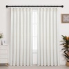 image:imageDriftAway Pinch Pleat Linen Textured Semi Sheer Solid Farmhouse and Modern Rustic Linen Curtains 2 Panels 50 inches Wide by 84 Inches Long Drapes for Living Room Bedroom Light Linen BirchLight Linen Birch