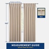 image:imageDriftAway Pinch Pleat Linen Textured Semi Sheer Solid Farmhouse and Modern Rustic Linen Curtains 2 Panels 50 inches Wide by 84 Inches Long Drapes for Living Room Bedroom Light Linen BirchBeige