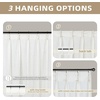 image:imageDriftAway Pinch Pleat Linen Textured Semi Sheer Solid Farmhouse and Modern Rustic Linen Curtains 2 Panels 50 inches Wide by 84 Inches Long Drapes for Living Room Bedroom Light Linen BirchLight Linen Birch