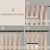 image:imageDriftAway Pinch Pleat Linen Textured Semi Sheer Solid Farmhouse and Modern Rustic Linen Curtains 2 Panels 50 inches Wide by 84 Inches Long Drapes for Living Room Bedroom Light Linen BirchBeige