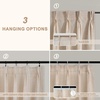 image:imageDriftAway Pinch Pleat Linen Textured Semi Sheer Solid Farmhouse and Modern Rustic Linen Curtains 2 Panels 50 inches Wide by 84 Inches Long Drapes for Living Room Bedroom Light Linen BirchBeige
