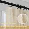image:imageDriftAway Pinch Pleat Linen Textured Semi Sheer Solid Farmhouse and Modern Rustic Linen Curtains 2 Panels 50 inches Wide by 84 Inches Long Drapes for Living Room Bedroom Light Linen BirchBeige