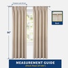 image:imageDriftAway Pinch Pleat Linen Textured Semi Sheer Solid Farmhouse and Modern Rustic Linen Curtains 2 Panels 50 inches Wide by 84 Inches Long Drapes for Living Room Bedroom Light Linen BirchBeige