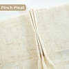 image:imageDriftAway Pinch Pleat Linen Textured Semi Sheer Solid Farmhouse and Modern Rustic Linen Curtains 2 Panels 50 inches Wide by 84 Inches Long Drapes for Living Room Bedroom Light Linen BirchLight Linen Birch