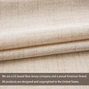 image:imageDriftAway Pinch Pleat Linen Textured Semi Sheer Solid Farmhouse and Modern Rustic Linen Curtains 2 Panels 50 inches Wide by 84 Inches Long Drapes for Living Room Bedroom Light Linen BirchBeige