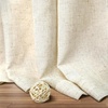 image:imageDriftAway Pinch Pleat Linen Textured Semi Sheer Solid Farmhouse and Modern Rustic Linen Curtains 2 Panels 50 inches Wide by 84 Inches Long Drapes for Living Room Bedroom Light Linen BirchLight Linen Birch