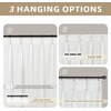 image:imageDriftAway Pinch Pleat Linen Textured Semi Sheer Solid Farmhouse and Modern Rustic Linen Curtains 2 Panels 50 inches Wide by 84 Inches Long Drapes for Living Room Bedroom Light Linen BirchLight Linen Birch