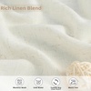 image:imageDriftAway Pinch Pleat Linen Textured Semi Sheer Solid Farmhouse and Modern Rustic Linen Curtains 2 Panels 50 inches Wide by 84 Inches Long Drapes for Living Room Bedroom Light Linen BirchLight Linen Birch