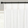 image:imageDriftAway Pinch Pleat Linen Textured Semi Sheer Solid Farmhouse and Modern Rustic Linen Curtains 2 Panels 50 inches Wide by 84 Inches Long Drapes for Living Room Bedroom Light Linen BirchLight Linen Birch