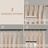image:imageDriftAway Pinch Pleat Linen Textured Semi Sheer Solid Farmhouse and Modern Rustic Linen Curtains 2 Panels 50 inches Wide by 84 Inches Long Drapes for Living Room Bedroom Light Linen BirchBeige