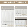 image:imageDriftAway Pinch Pleat Linen Textured Semi Sheer Solid Farmhouse and Modern Rustic Linen Curtains 2 Panels 50 inches Wide by 84 Inches Long Drapes for Living Room Bedroom Light Linen BirchLight Linen Birch