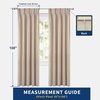 image:imageDriftAway Pinch Pleat Linen Textured Semi Sheer Solid Farmhouse and Modern Rustic Linen Curtains 2 Panels 50 inches Wide by 84 Inches Long Drapes for Living Room Bedroom Light Linen BirchBeige