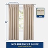 image:imageDriftAway Pinch Pleat Linen Textured Semi Sheer Solid Farmhouse and Modern Rustic Linen Curtains 2 Panels 50 inches Wide by 84 Inches Long Drapes for Living Room Bedroom Light Linen BirchBeige