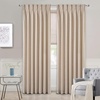 image:imageDriftAway Pinch Pleat Linen Textured Semi Sheer Solid Farmhouse and Modern Rustic Linen Curtains 2 Panels 50 inches Wide by 84 Inches Long Drapes for Living Room Bedroom Light Linen BirchBeige