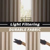 image:imageDriftAway Pinch Pleat Linen Textured Semi Sheer Solid Farmhouse and Modern Rustic Linen Curtains 2 Panels 50 inches Wide by 84 Inches Long Drapes for Living Room Bedroom Light Linen BirchBeige