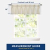 image:imageDriftAway Pinch Pleat Valance for Kitchen Window Linen Textured Valance for Living Room Farmhouse Semi Sheer Linen Curtain Valance Window Treatment Back Tabs 50 Inches by 16 Inches Light LinenBeige