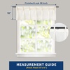 image:imageDriftAway Pinch Pleat Valance for Kitchen Window Linen Textured Valance for Living Room Farmhouse Semi Sheer Linen Curtain Valance Window Treatment Back Tabs 50 Inches by 16 Inches Light LinenLight Linen