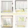 image:imageDriftAway Pinch Pleat Valance for Kitchen Window Linen Textured Valance for Living Room Farmhouse Semi Sheer Linen Curtain Valance Window Treatment Back Tabs 50 Inches by 16 Inches Light LinenLight Linen