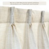 image:imageDriftAway Pinch Pleat Valance for Kitchen Window Linen Textured Valance for Living Room Farmhouse Semi Sheer Linen Curtain Valance Window Treatment Back Tabs 50 Inches by 16 Inches Light LinenBeige