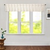 image:imageDriftAway Pinch Pleat Valance for Kitchen Window Linen Textured Valance for Living Room Farmhouse Semi Sheer Linen Curtain Valance Window Treatment Back Tabs 50 Inches by 16 Inches Light LinenBeige