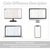 image:imageDriftAway Pinch Pleated Curtains 84 Inch Length Faux Linen Slub Textured White Semi Sheer 2 Panels 52 Inch Width Light Filtering Window Curtains for Living Room Bedroom Farmhouse Back Tab Drapes