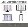 image:imageDriftAway Raymond Geometric Triangle Trellis Pattern Lined Thermal Insulated Energy Saving Window Curtain Valance for Living Room 2 Layers 52 Inch by 18 Inch Plus 2 Inch Header Gray and WhiteGrey