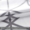 image:imageDriftAway Raymond Geometric Triangle Trellis Pattern Lined Thermal Insulated Energy Saving Window Curtain Valance for Living Room 2 Layers 52 Inch by 18 Inch Plus 2 Inch Header Gray and WhiteGrey