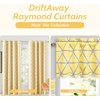 image:imageDriftAway Raymond Geometric Triangle Trellis Pattern Lined Thermal Insulated Energy Saving Window Curtain Valance for Living Room 2 Layers 52 Inch by 18 Inch Plus 2 Inch Header Gray and WhiteYellow