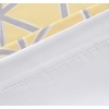 image:imageDriftAway Raymond Geometric Triangle Trellis Pattern Lined Thermal Insulated Energy Saving Window Curtain Valance for Living Room 2 Layers 52 Inch by 18 Inch Plus 2 Inch Header Gray and WhiteYellow