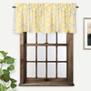 image:imageDriftAway Raymond Geometric Triangle Trellis Pattern Lined Thermal Insulated Energy Saving Window Curtain Valance for Living Room 2 Layers 52 Inch by 18 Inch Plus 2 Inch Header Gray and WhiteYellow