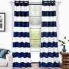 image:imageDriftAway Red Striped Room Darkening Curtains Patriotic Horizontal Stripe Classic Grommet Drapes for Bedroom Living Room Thermal Insulated Panels for Holidays July 4th Labor Day Thanksgiving ChristmasNavy and White