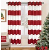 image:imageDriftAway Red Striped Room Darkening Curtains Patriotic Horizontal Stripe Classic Grommet Drapes for Bedroom Living Room Thermal Insulated Panels for Holidays July 4th Labor Day Thanksgiving ChristmasRed and White