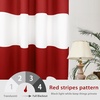 image:imageDriftAway Red Striped Room Darkening Curtains Patriotic Horizontal Stripe Classic Grommet Drapes for Bedroom Living Room Thermal Insulated Panels for Holidays July 4th Labor Day Thanksgiving ChristmasRed and White
