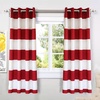 image:imageDriftAway Red Striped Room Darkening Curtains Patriotic Horizontal Stripe Classic Grommet Drapes for Bedroom Living Room Thermal Insulated Panels for Holidays July 4th Labor Day Thanksgiving ChristmasRed and White
