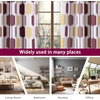 image:imageDriftAway Riley Geo Lined Window Curtain Valance Mid Century Geometric Pattern 2 Layers Rod Pocket 52 Inch by 18 Inch Plus 2 Inch CottaCotta