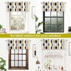 image:imageDriftAway Riley Geo Lined Window Curtain Valance Mid Century Geometric Pattern 2 Layers Rod Pocket 52 Inch by 18 Inch Plus 2 Inch CottaGold Black Gray