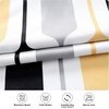 image:imageDriftAway Riley Geo Lined Window Curtain Valance Mid Century Geometric Pattern 2 Layers Rod Pocket 52 Inch by 18 Inch Plus 2 Inch CottaGold Black Gray