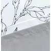 image:imageDriftAway Ryan Sketch Flower Floral Branch Leaves Lined Thermal Insulated Window Curtain Valance Rod Pocket 52 Inch by 18 Inch Plus 2 Inch Header GrayBlack Line