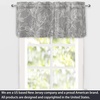 image:imageDriftAway Ryan Sketch Flower Floral Branch Leaves Lined Thermal Insulated Window Curtain Valance Rod Pocket 52 Inch by 18 Inch Plus 2 Inch Header GrayGrey