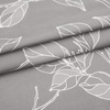 image:imageDriftAway Ryan Sketch Flower Floral Branch Leaves Lined Thermal Insulated Window Curtain Valance Rod Pocket 52 Inch by 18 Inch Plus 2 Inch Header GrayGrey