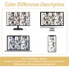 image:imageDriftAway Ryan Sketch Flower Floral Branch Leaves Lined Thermal Insulated Window Curtain Valance Rod Pocket 52 Inch by 18 Inch Plus 2 Inch Header GrayYellow Gray